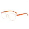 Zonnebrillen Anti-blauwlichtbril voor kinderen Mode Lichtgewicht bril Rond plat frame