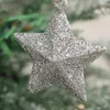 Christmas Decorations 6 Tree Decorative Arranged Horn Flashing Five Point Star Pendant 231121