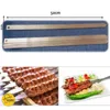 Werkzeuge Adana Kebab Döner Hackfleisch Eisen verzinkte Spieße 50 cm Küche Barbecue Grill Schaschlik Qualitätsprodukt teilweise