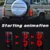 Car Tail Lights Assembly For Toyota Land Cruiser FC 1984-2021 LED DRL Parking Lights LED Brake Reverse Taillight