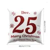 Pillow Case Christmas Decorations Covers Holiday Cover Winter Farmhouse Pillowcase Cotton Linen Cushion