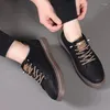 Dress Shoes Genuine Leather Casual Men's Lace Up Oxford Outdoor Jogging Office Sneakers Man