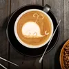 Stainless Steel Coffee Stencils Latte Coffeeware DIY Coffee Art Needle Barista Tool Pattern Design Coffee Accessories