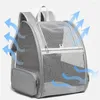 Cat Carriers Breathable Portable Dogs Backpack Nets Shoulder Large Space Carrier Travel Bag Outgoing Transporter Dla Kota Pet Accessories