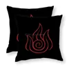 Pillow Case Fire The Last Airbender ( Dark ) Printed Cover Home Textiles Decorative Pillowcase Customize Gift Nati