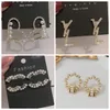 Love Diamond Dangle Earrings 6 Style Fashion Women Classic Gold Plated Pearl Stud örhängen 2023 Spring Party Gift Earrings