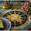 Table Cloth Diphylleia Medusa High End European Style Tablecloth Rectangle Luxury Table-Cloth For TV Cabinet Teapoy Dining