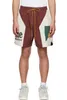 Shorts pour hommes Vêtements de créateurs Short Rhude Sunset Spliced avec couleur contrastée Tendance Unisexe Beach Nylon Capris Fog Couples Joggers Sportswear