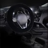 Universal Steering-wheel Plush Car Steering Wheel Covers Winter Faux Fur Hand Brake Gear Cover 3 Pcs/ Set Car Accessories