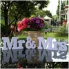 Decorazione per feste Fast Mr Mrs Signs Letters For Sweetheart Table Decor Sign F745 Drop Delivery Home Garden Festive Supplies Ev Dhb4M