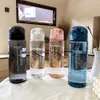 أكواب 780 مل زجاجة مياه رياضية في الهواء الطلق مع زجاجة المياه في الهواء الطلق مع قش كوب المياه المحمولة كوب Dinkware Tamping Bott