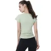 Al0lulu йога спортивная футболка женская максимальная сухость в сухой одежде йоги йога