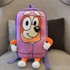 kawaii big eye dog plush backpack girl cute soft shipper bag girls girl