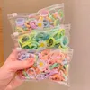 Hair Accessories Scrunchies 50PCS Solid Color Lace Small High Elastic Band For Baby Girl Cute Simple Durable Braid Rubber Ties Fashion