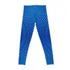 Active Pants Optical Illusion Blue Face Mask Duschgardiner Skjortor Fler leggings Kvinnor Push-Up Leggins för kvinnor