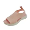 Sandalias Mujer Malla Zapatos De Pescado Moda Verano Casual Boca Plataforma Para Mujer Oliva