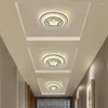 Ceiling Lights Modern Light Aisle Bedroom Lighting Cafe Lounge Fixture LED Tri-color Adjustable