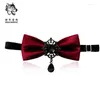 Bow Ties Fashion Men's Male Vintage Pendant Collar Tie Wedding Dress British Korean Groom Groomsman till försäljning