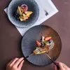 プレートノルディックラグジュアリーテーブルクリエイティブディナー料理調理板ミールトレイ料理モダンな食器キッチンバー