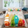 Bedding Sets Surf Duvet Capa Conjunto de férias no Havaí de Praia para Mulheres Adultas Meninas Tropicais Consolador de Poliéster Botânico