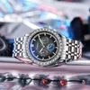 Horloges Automatische horloges voor heren Mechanica Zelfopwindend Luxe stijlvolle lederen band Lichtgevende waterdichte pols