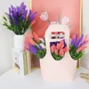 Dekorativa blommor 2st Artificial Lavender Plastic Flower Romantic Plant Home Decoration Wedding Party Garden Decor