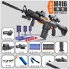 Gun Toys M416 Electric Matic Eva Soft Foam Toy Pistola Blaster Military Shooting Launcher Para Adts Niños Cs Fighting Outdoor Drop Dh1Db