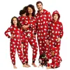 Trajes a juego para la familia 2023 Pijamas de Navidad Elf Deer Adult Kid Mono Ropa Año Conjunto Sudadera con capucha y cremallera 231121