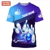 T-shirts pour hommes Nom personnalisé Joueur de sport Darts Beer Club Tattoo 3DPrint Été Casual Harajuku Polos Streetwear T-shirts à manches courtes 1X L231121