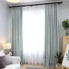 Perde Perdeler Oturma Yemek Odası Yatak Odası Özel İskandinav Yalnız Pamuk Jacquard Modern Minimalist Pencere Dekoru