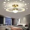 Lustres LED lustre lumières pour salon salle à manger chambre étude intérieur Luminaire Luminaire noir or couleur télécommande