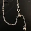 Kettingen Sterling Zilver 925 Italiaanse uittrekbare gegolfde ketting Jumper ketting Dames naakt kan hanglamp luxe sieraden dragen