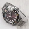 Armbandsur Anpassad logotyp NH35 rörelse Steril Dial Black Bezel Sapphire Glass rostfritt stål Lysande automatisk mekanisk klocka