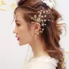 Hochzeit Haarschmuck 1 Paar Braut Ohr hängende Ohrringe Bräute Kopfschmuck Quaste Blumen Haarschmuck Hochzeit Haarschmuck 231121