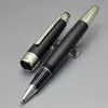 wholesale Célèbre stylo à bille roulante noir mat Gift Pen White Classique stylos d'écriture de bureau avec numéro de série