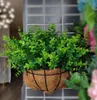 Artificial Flowers Plants Long Stem Plastic Persian Eucalyptus Leaf Fish Herb Home Office Table Centerpieces Garden Decoration