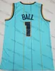 Stitched 2023 Basketball LaMelo Ball Jerseys Retro Mesh Muggsy Bogues 1 Larry Johnson 2 Alonzo Mourning 33 Men Youth Kids Embroidery