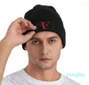 Berets Red Federer Tennis Stars Skullies Beanies Caps Inverno Quente Tricô Chapéu Homens Mulheres Moda Adulto Bonnet Chapéus Outdoor Ski Cap