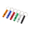 Bilnyckel Metal Whistle Keychains Portable Self Defense Keyrings Rings Holder Chains Accessories Outdoor Cam Survival Mini Tools Promo DHWBF