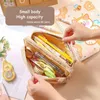 Korean Kawaii Big Pencil Case Zipper Large Capacity Cute Box Portable Storage Bag School Pouch Stationary