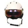 Capacetes de esqui Goexplore Snowboard Capacete com viseira Adulto Integralmente Ultraleve Outdoor Ski Snow Skate Capacete de Segurança Homens Mulheres 231120