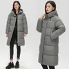 Women's Down Parkas Winter Jacka Women Parka Jackor Warm Long Hooded 2023 Kvinnans tjocka bomullsnökläder Rockar Puffer 231121