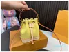 Shoulder Crossbody Handbags Designer Neonoe Mini Bucket Hande Women Purse Wallet Drawstring Embossing patent leather Backpack