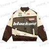 Kurtki męskie 2023 Nowy Y2K American Street Motorcycle Style Blackaid Letter Hafted Pattern For Men and Women Hip-Hop Gothic Jacket T231121