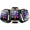 Q18 Android 휴대폰을위한 Smart Watch Bluetooth 스마트 워치 지원 SIM 카드 카메라 답변 전화 및 다양한 언어 1.44 인치 스마트 시계 설정 소매 상자