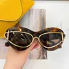 2024 Cat Eye Solglasögon Damdesigners Acetate Fiber Double Frame Cateye Solglasögon Retro Womens Fashion Party Metal Glasses LW40119I Top Quality Present