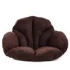 Pillow Warm Sofa Waist And Sea Shell Plush Seat For Home Office Car Chair Travel Back Almofada