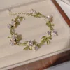 Pendentifs 925 argent aiguille rétro fleur forêt Super immortel collier de perles chaîne collier pour femmes bijoux fins cadeaux accessoires