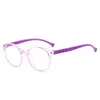 Zonnebrillen Anti-blauwlichtbril voor kinderen Mode Lichtgewicht bril Rond plat frame