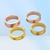 50off 6mm Titanium Steel Silver Love Ring Men and Women Rose Gold Ring for Lovers Par Ring for Gift 2PCS4739360